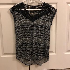 Express short sleeve blouse